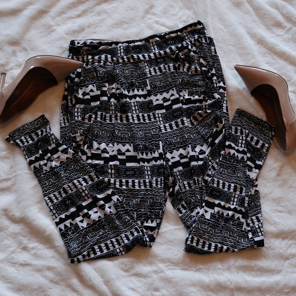 Printed harem pants L  C25